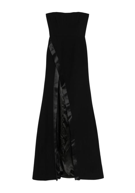Black front-slit nefertiti dress The New Arrivals Ilkyaz Ozel - women THE NEW ARRIVALS ILKYAZ OZEL | NA00303440425